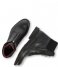 Fred de la Bretoniere  Ankle Boot Grain Leather Matching Print Suede Black (1000)